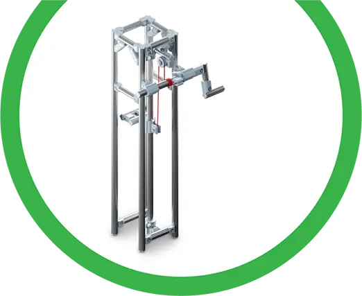 知育工作キットで製作した昇降機構