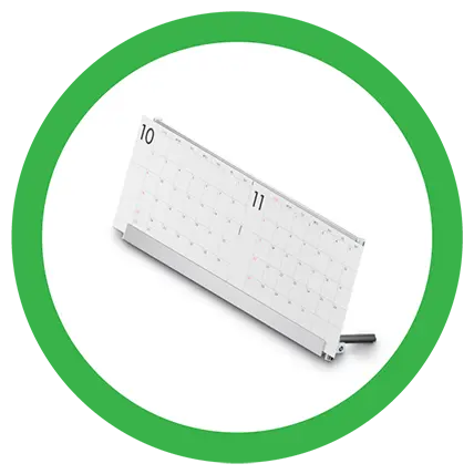 DIY入門に簡単組み立てのカレンダー立て