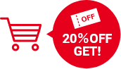 20%OFF GET!