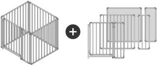 パッケージ ＋ 拡張パーツ