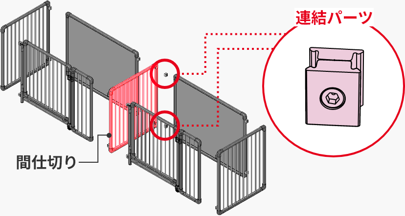 連結パーツの必要数